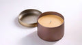 Sandalwood & vanilla 8oz rose gold tin