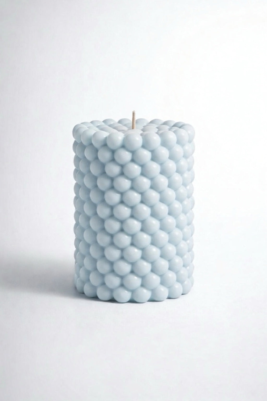 Clean cotton soy bubble candle